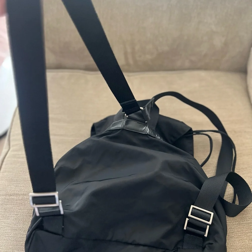 Authentic Prada are-Nylon Drawstring Backpack - Picture 6 of 10